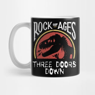 3 doors rock on ages Mug